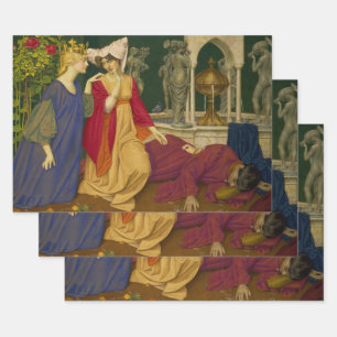 Hoja De Papel De Regalo CAMBIANDO LA CARTA DE 1908 por Joseph Edward South