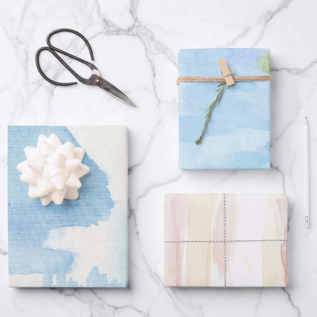 Hoja De Papel De Regalo Caminata por el agua (Anverso)