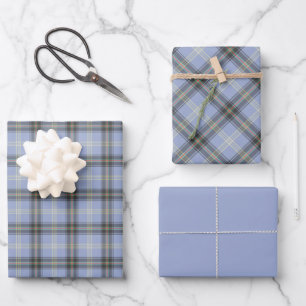 Hoja De Papel De Regalo Campana de fronteras Tartán
