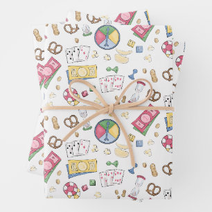 Hoja De Papel De Regalo Campaña de juego infantil de verano en el campamen