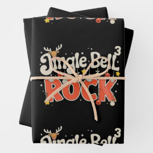 Hoja De Papel De Regalo Campanas de Navidad 3 Math Rock Navidad Fiesta