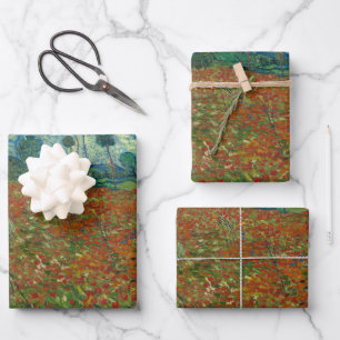 Hoja De Papel De Regalo Campo de amapola - Vincent van Gogh