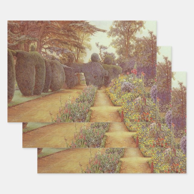 Hoja De Papel De Regalo Campsea Ashe, Suffolk por Ernest Arthur Rowe (Set)