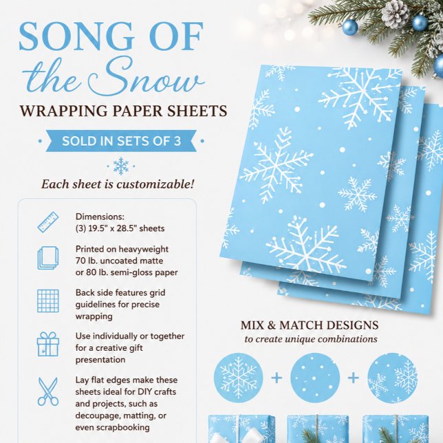 Hoja De Papel De Regalo Canción de la Nieve (Subido por el creador)