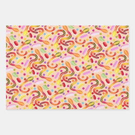 Hoja De Papel De Regalo Candy Bag   