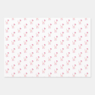 Hoja De Papel De Regalo Cangrejo rosado personalizado Posh Paws