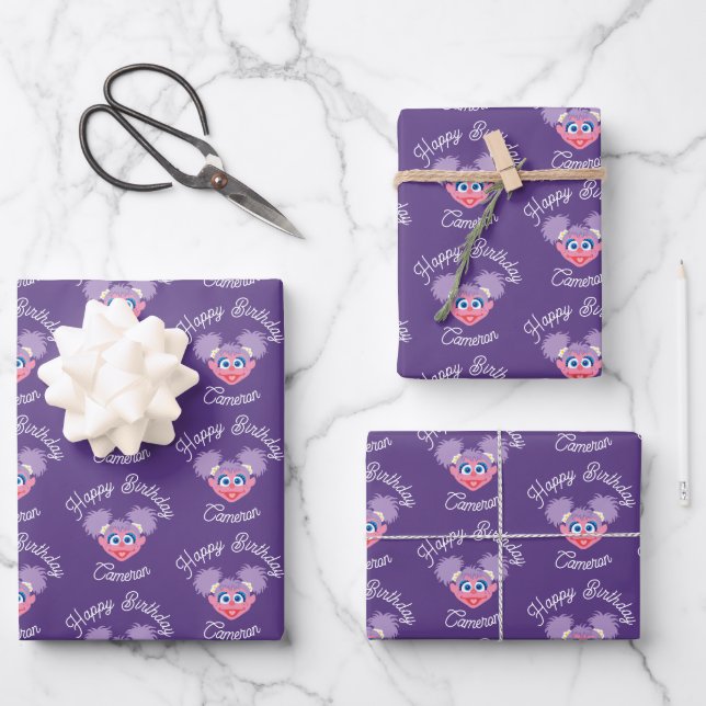 Hoja De Papel De Regalo Cara de Abby Cadabby (Anverso)