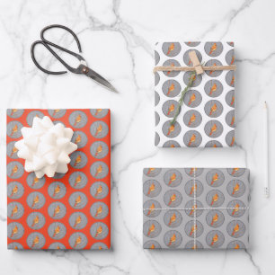 Hoja De Papel De Regalo Cardenal sobre pintura de bifurcaciones - Arte de 