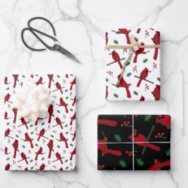 Hoja De Papel De Regalo Cardenales