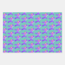 Hoja De Papel De Regalo Carne morada