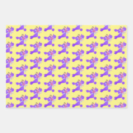 Hoja De Papel De Regalo Carne morada