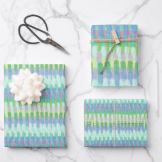 Hoja De Papel De Regalo Carta da pacchi Astratto verde