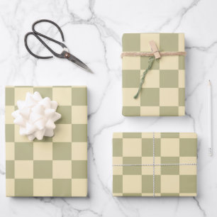 Hoja De Papel De Regalo Cartón de verificación de salchichas
