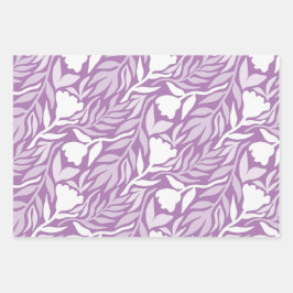 Hoja De Papel De Regalo Cascada de flores silvestres