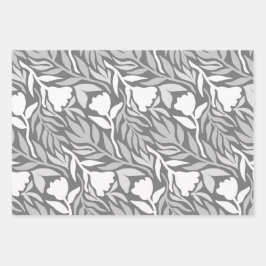 Hoja De Papel De Regalo Cascada de flores silvestres