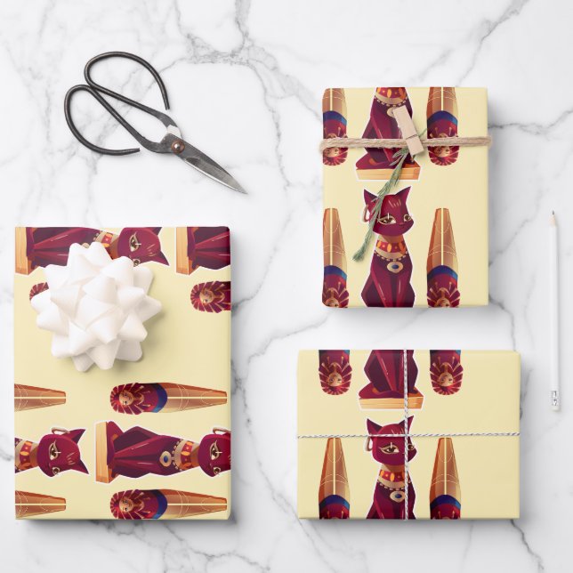 Hoja De Papel De Regalo CATITUDE todo (Anverso)