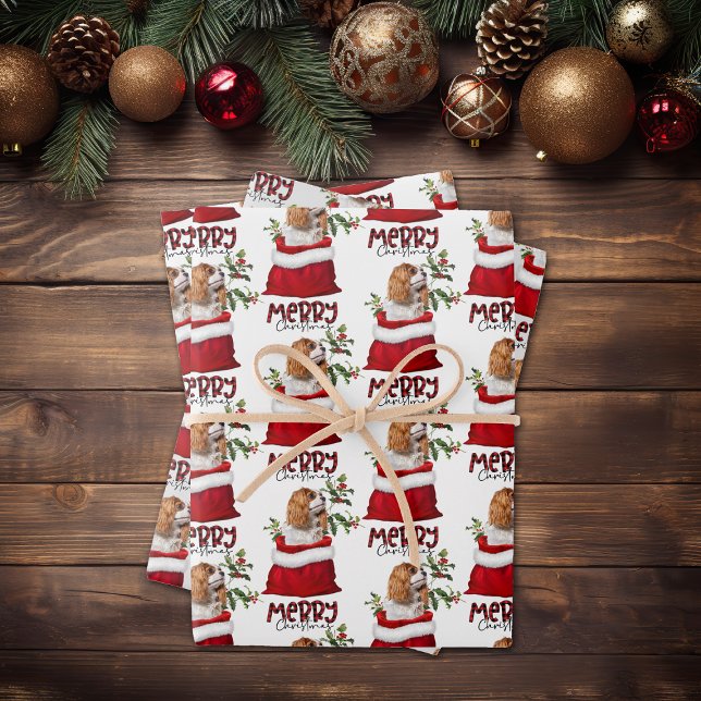 Hoja De Papel De Regalo Cavalier King Charles Spaniel en bolsa de regalo d (Subido por el creador)