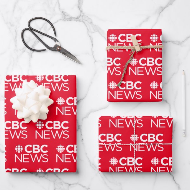 Hoja De Papel De Regalo CBC News (Anverso)