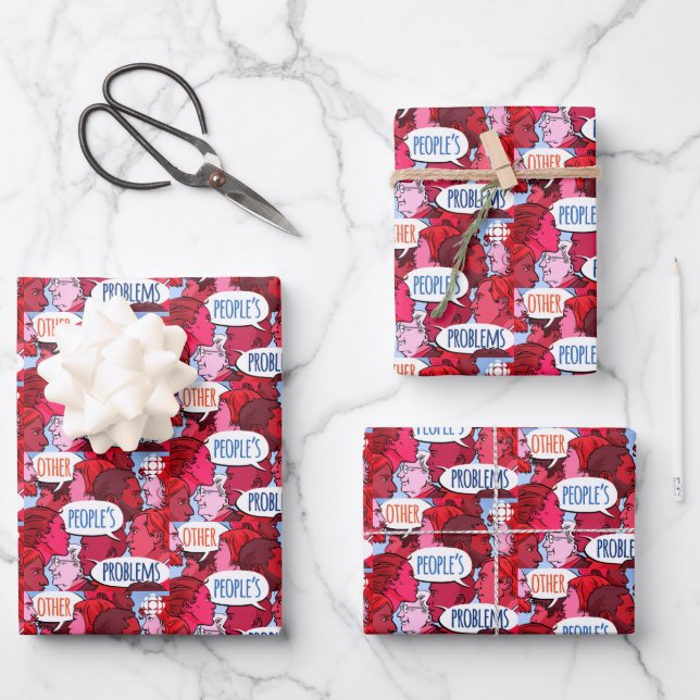 Hoja De Papel De Regalo CBC Problemas de otras personas (Anverso)