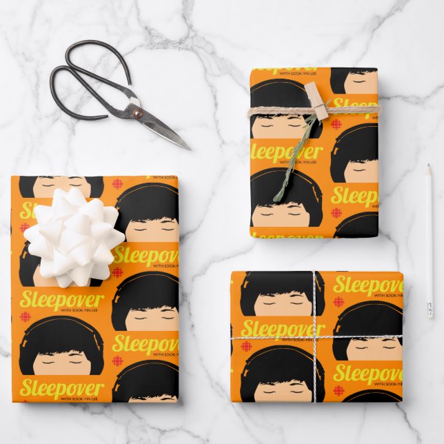 Hoja De Papel De Regalo CBC Sleepover (Anverso)