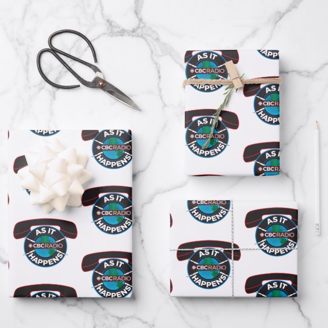 Hoja De Papel De Regalo CBC tal como ocurre (Anverso)