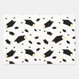 Hoja De Papel De Regalo Celebración de la graduación -