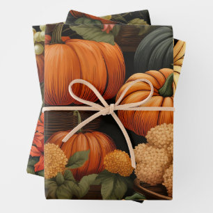 Hoja De Papel De Regalo Celebración del otoño