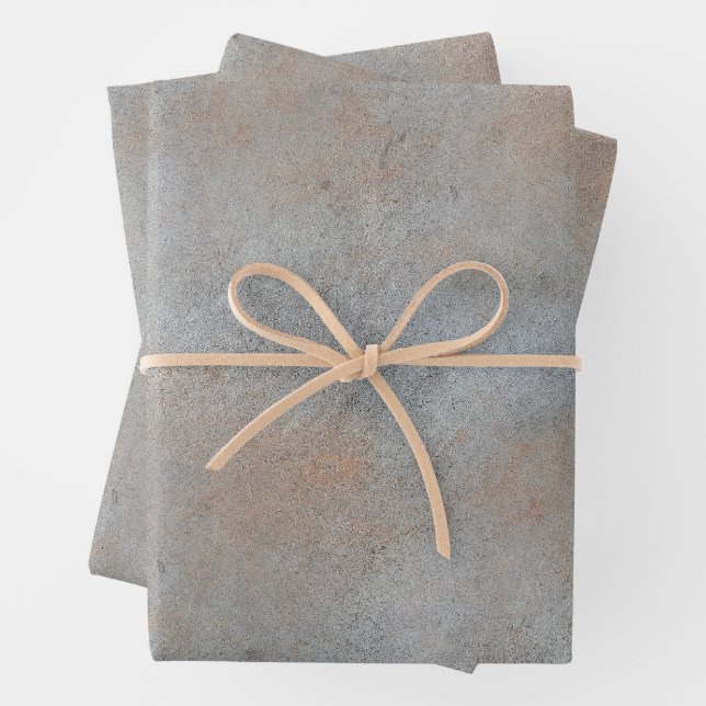 Hoja De Papel De Regalo Cemento De Hormigón Suave Con Imagen De Arcilla (In situ)