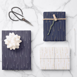 Hoja De Papel De Regalo Champagne, Twilight, Midnight New Years Chepers