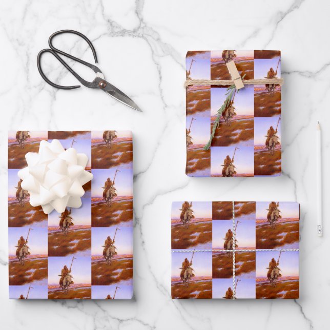 Hoja De Papel De Regalo Charles M Russell (Anverso)