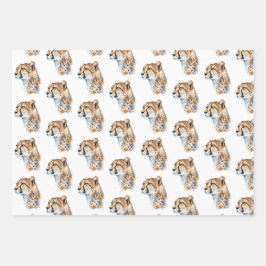 Hoja De Papel De Regalo Cheetah