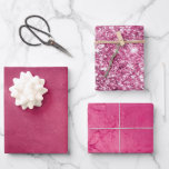 Hoja De Papel De Regalo Chic Rosa Glam Femenino Despedida de Soltera<br><div class="desc">Chic Rosa Glam Femenino Cumpleaños Despedida de Soltera</div>
