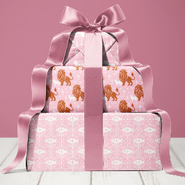 Hoja De Papel De Regalo Chica cristiano Baby Shower Religioso