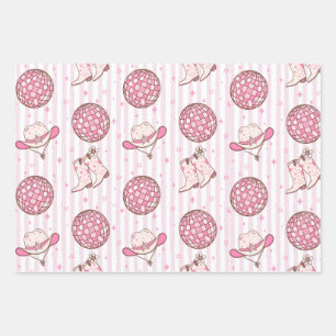 Hoja De Papel De Regalo Chicas Vamos Disco Vaquera Despedida de Soltera 