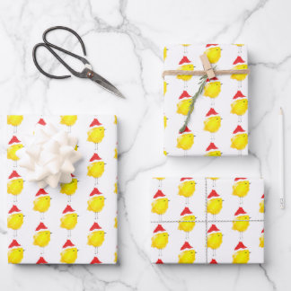 Hoja De Papel De Regalo Chicken chick yellow watercolor stylish