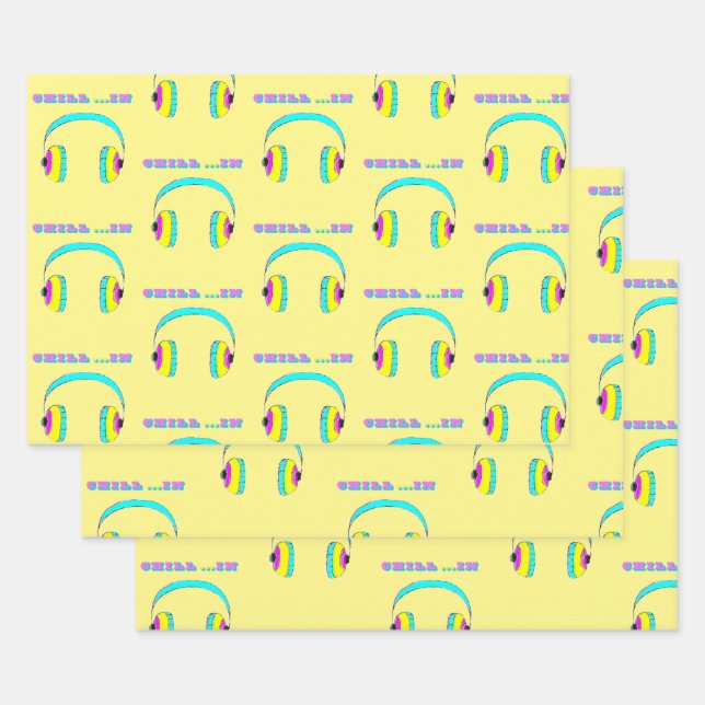 Hoja De Papel De Regalo Chillin (Set)