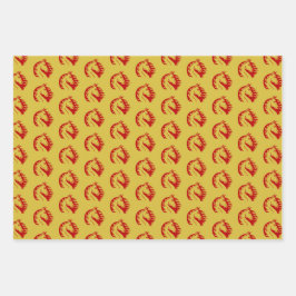 Hoja De Papel De Regalo Chinese New Year of the Horse  Wrapping Paper Shee