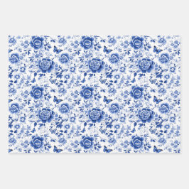 Hoja De Papel De Regalo Chinoiserie