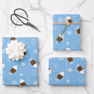 Hoja De Papel De Regalo Chocolate caliente