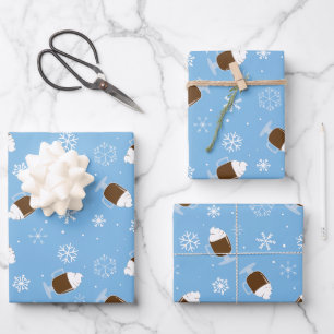 Hoja De Papel De Regalo Chocolate Caliente