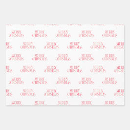 Hoja De Papel De Regalo Christmas