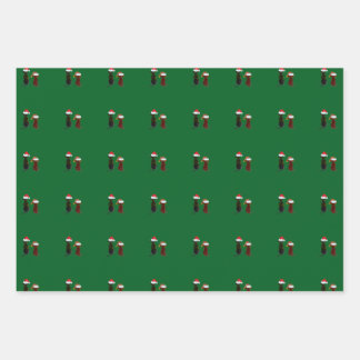 Hoja De Papel De Regalo christmas dog