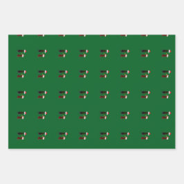 Hoja De Papel De Regalo christmas dog