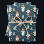 Hoja De Papel De Regalo Christmas Elves in the Spruce Forest<br><div class="desc">🎅🎄Design of Christmas elves with Christmas trees: A charming touch to give as gifts during Easter and the holiday season. Wrap your presents with thematic and customizable paper. 🎁✨ Do not hesitate to visit our store and discover more themed designs and special occasions.
#HolidayGifts #CharmingWrapping #ElvesMagic</div>