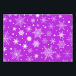 Hoja De Papel De Regalo Christmas Holiday Purple Snowflakes Xmas Pattern<br><div class="desc">Christmas Holiday Purple Snowflakes Xmas Pattern - Makes a perfect Christmas gift for men,  women,  kids,  boys and girls,  your family and friends who love Christmas,  Santa Claus,  Christmas Eve,  Christmas tree,  family gathering,  singing Christmas songs,  holiday season,  winter,  sleighs,  elves or reindeers! Merry Christmas & Happy New Year!</div>