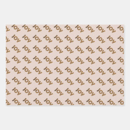 Hoja De Papel De Regalo Christmas Joy Leopard Pattern