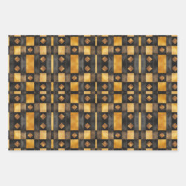 Hoja De Papel De Regalo Christmas Retro Vinage Style