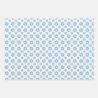 Hoja De Papel De Regalo Christmas Winter Wrapping Paper with Snowflakes 