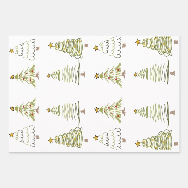 HOJA DE PAPEL DE REGALO CHRISTMAS WRAPPING PAPER (Anverso)