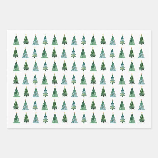 Hoja De Papel De Regalo Christmas Wrapping Paper Bundle – Holiday winter  (Anverso)
